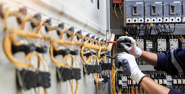 Professional Electrician technician working in Monon, IN
